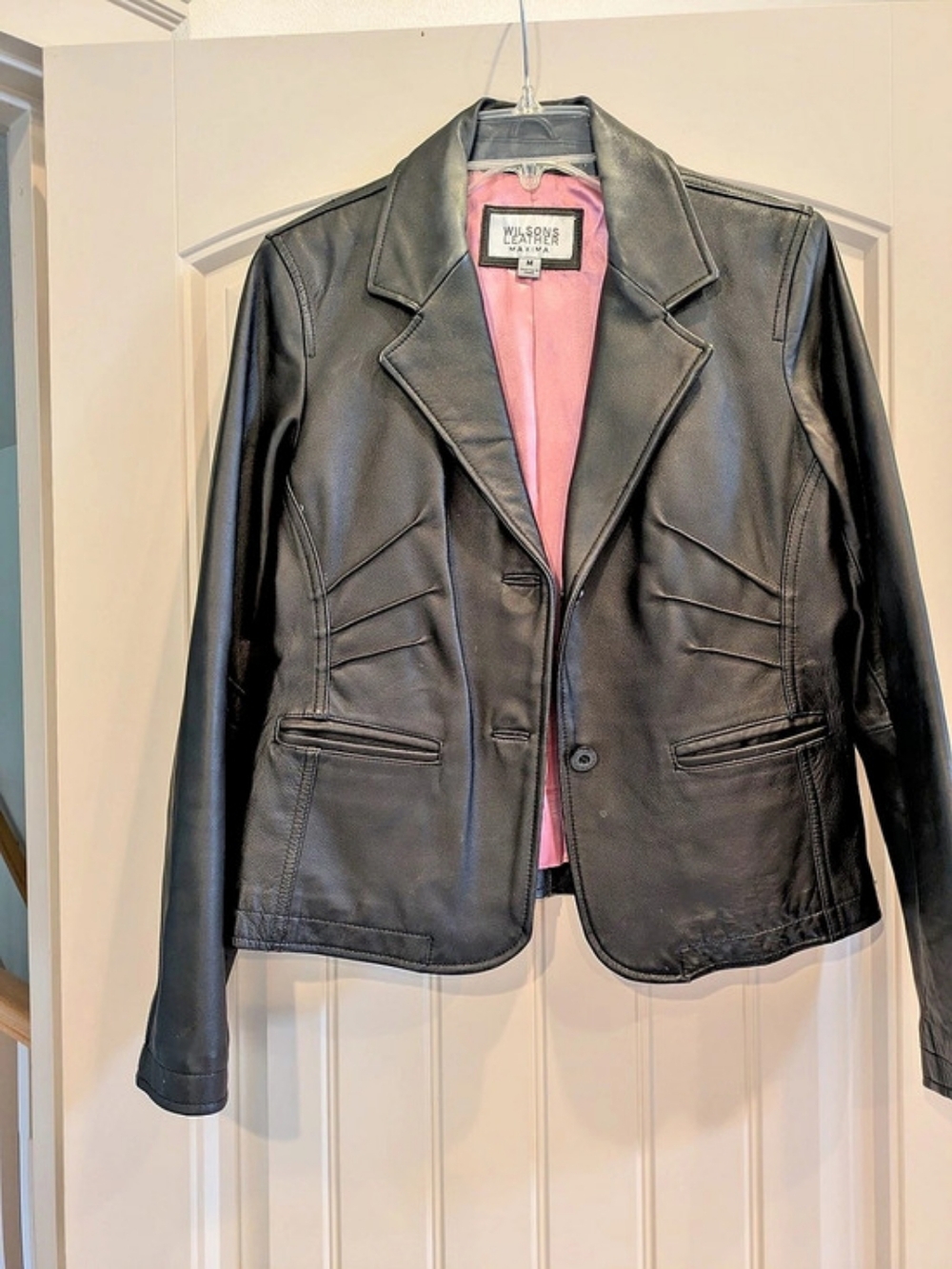 Wilson Leather Maxima Leather Jacket Black Size Medium